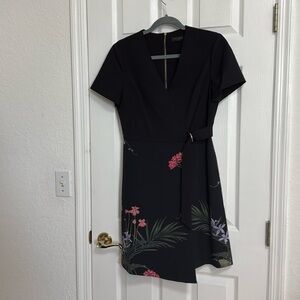 Ted Baker lightly worn black dress.